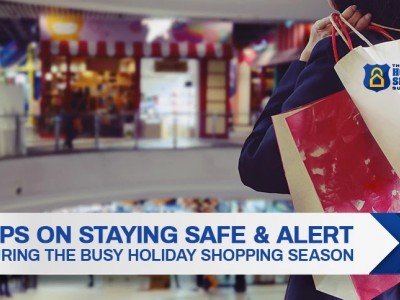 在繁忙的假期购物季保持安全和机敏的提示