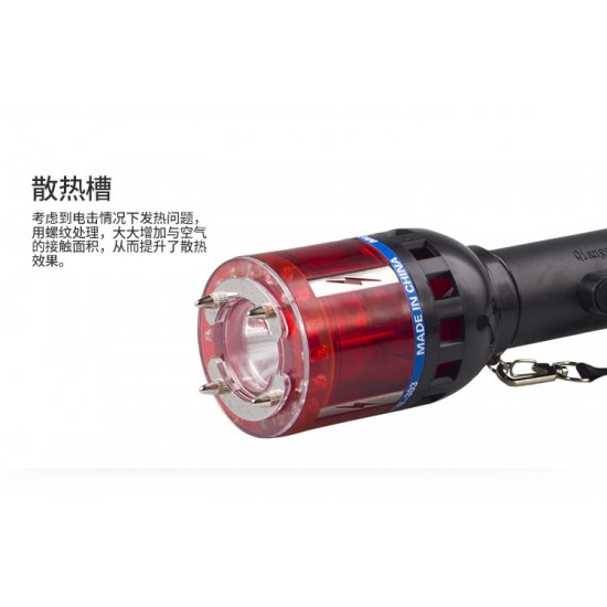 TW-303多功能大功率穿透型电击棍 保安门卫巡逻电棍图片