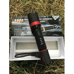 6800型调焦强光 防身高压电棍 红色 6800型调焦强光 防身高压电棍 红色