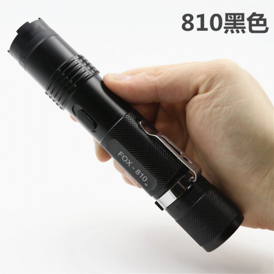 FOX-810高压电棍 强光爆闪防身手电筒图片