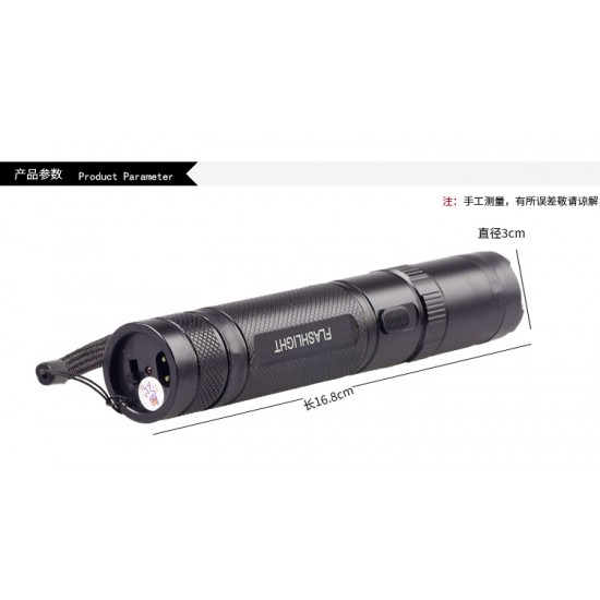 黑鹰910A 钛合金爆闪电棍 小钢炮电击器图片 黑鹰910A 钛合金爆闪电棍 小钢炮电击器图片