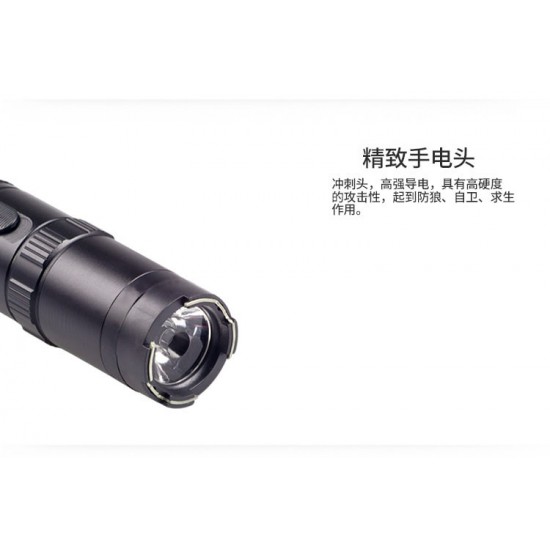 黑鹰910A 钛合金爆闪电棍 小钢炮电击器图片 黑鹰910A 钛合金爆闪电棍 小钢炮电击器图片