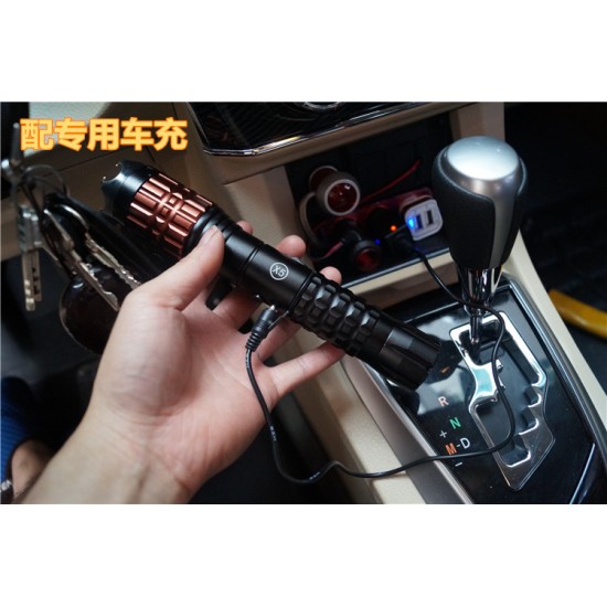 X5强光钛合金调焦高压电棍图片